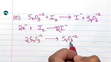 Quick video: Balancing an oxidation reduction reaction in acid ...