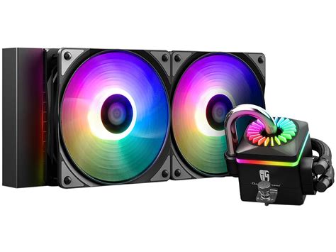 DEEPCOOL GAMERSTORM CAPTAIN 240PRO V2, Addressable RGB AIO Liquid CPU ...