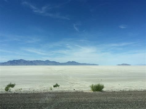 Gravel Beach: Bonneville Salt Flats