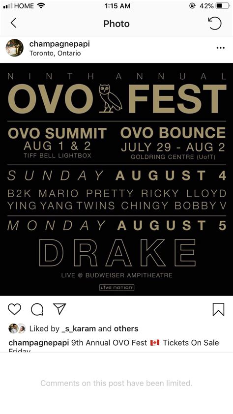 OVO FEST OFFICIAL ANNOUNCEMENT : r/Drizzy