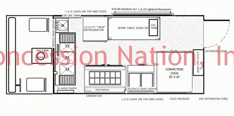 Food Truck Design | Food Truck Floor Plans | Layouts