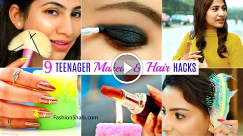 9 TEENAGERS Life Saving HACKS - Makeup, Hair & Beauty - Ethnic Fashion ...