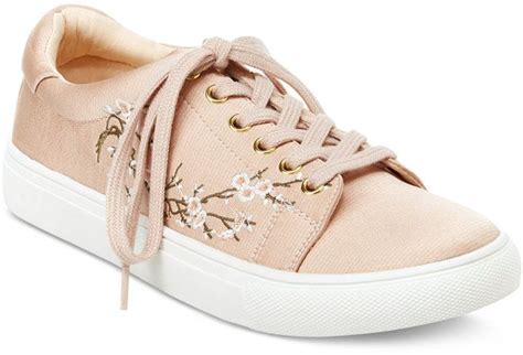 Nanette Lepore Nanette by Winona Blossom Lace-Up Sneakers, Created for ...