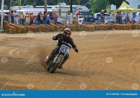 Oval track motorcycle race editorial photography. Image of motion ...