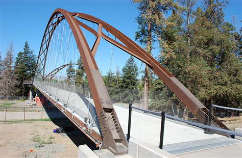 Drawn Rainbow Real Life Parabola - Steel Arch Pedestrian Bridge (#1926401) - HD Wallpaper ...