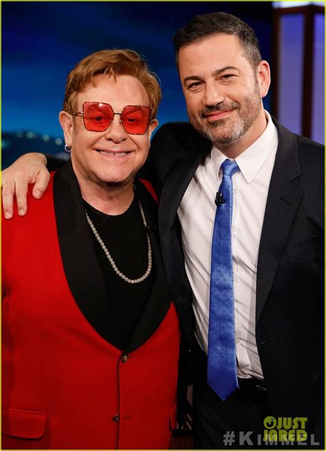 Elton John Tells 'Kimmel' He Let Stevie Wonder Drive His Snowmobile ...