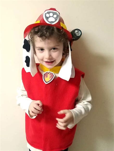 Marshall Paw Patrol Costume DIY * Moms and Crafters