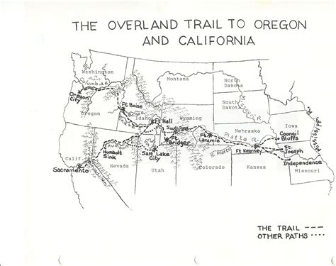Large Oregon trail map 4th Grade Social Studies, Homeschool Social Studies, Teaching Social ...