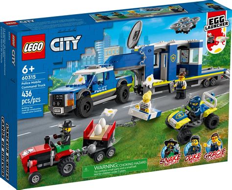 Lego 60315 Le camion de commandement mobile de la police - Set Lego ...