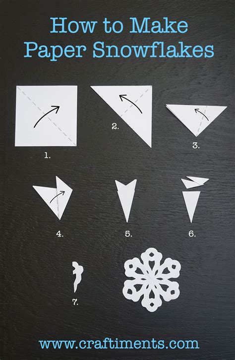 Craftiments: How to Make Paper Snowflakes | Paper snowflakes easy, Paper snowflakes, Making ...