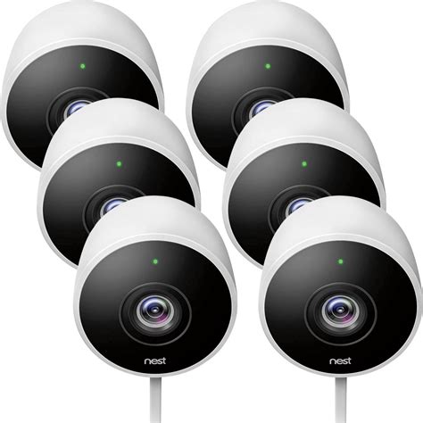 Nest Cam Outdoor 1080p Wi-Fi Network Surveillance Cameras 6-Pack - Best Buy