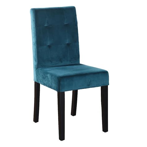 2-Pack Madden Velvet Dining Chair, Teal | Velvet dining chairs, Dining ...