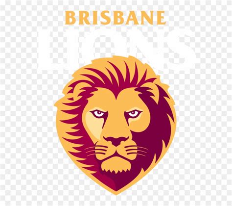 Brisbane Lions Logo, White Letters Clipart (#2803226) - PinClipart