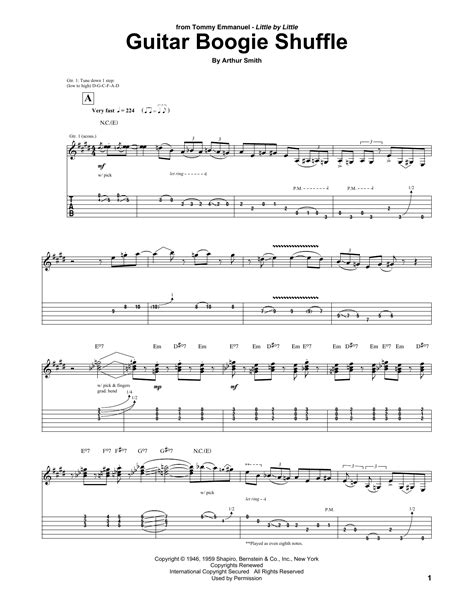 Guitar Boogie Shuffle | Sheet Music Direct