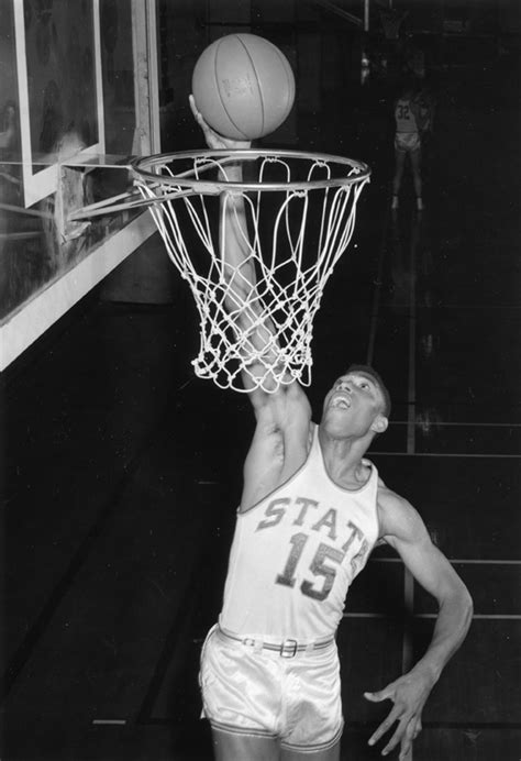 On the Banks of the Red Cedar| Michigan State Basketball Player #15, 1955