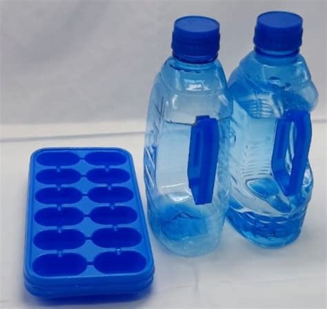 Pack Of 4 - 2 Ice Cube Trays & - 2 Water Bottles - Plastic - Online Shopping in Pakistan | Best ...