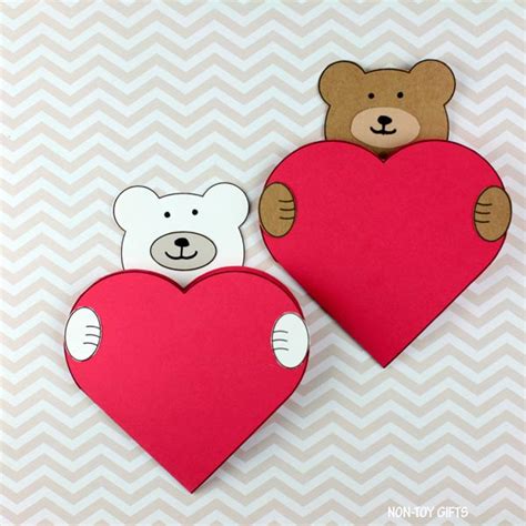 Valentine's Day Heart Bear Card – Non-Toy Gifts