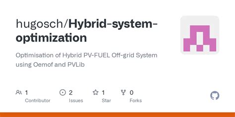 GitHub - hugosch/Hybrid-system-optimization: Optimisation of Hybrid PV ...