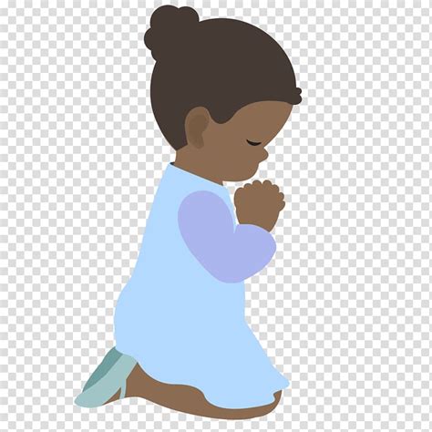 Girl in blue dress praying illustration, Praying Hands Prayer Child ...