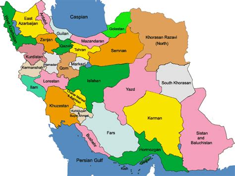 Thinglink | Iran, Map, Geography