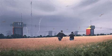 Cinematic Paintings of Dystopian Landscapes by Simon Stålenhag | FREEYORK