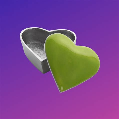 Lime Heart Trinket Box – Tilnar Art – Stone Gallery