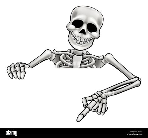 Skeleton Hand Pointing To The Right