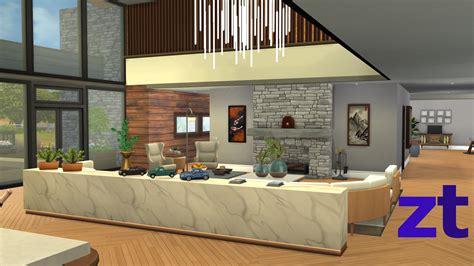 ZT Modern Ranch - Screenshots - The Sims 4 Rooms / Lots - CurseForge