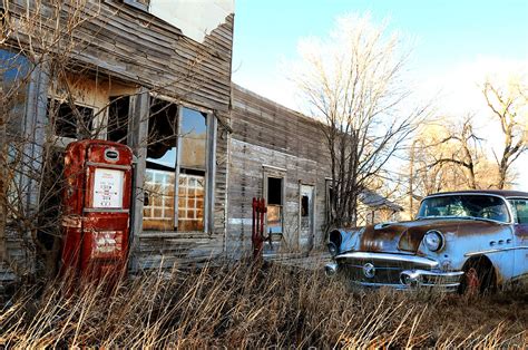 Hollyrood Kansas Ghost Town Photograph by David Ghent