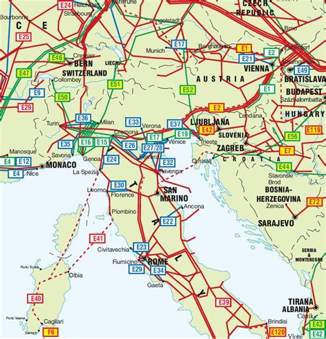 Italy, Switzerland and Austria Pipelines map - Crude Oil (petroleum ...