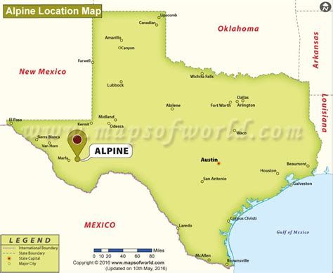 Where is Alpine Located in Texas, USA