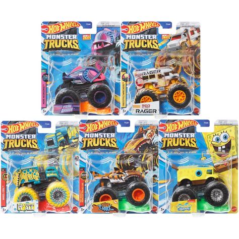 Hot Wheels Monster Trucks 1:64 Scale Vehicle 2023 Mix 2 Case of 8