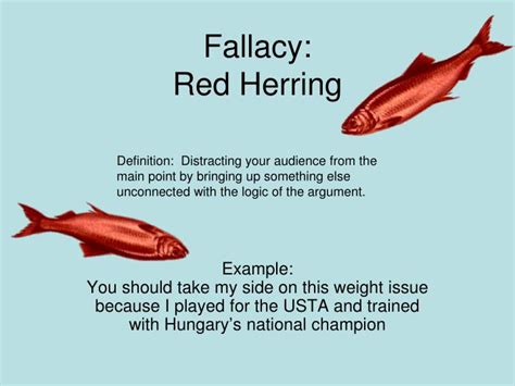 Red Herring Fallacy