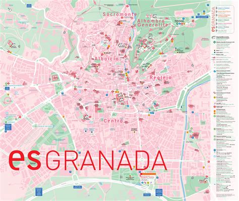 Granada bus map