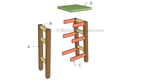 Footstool Plans | MyOutdoorPlans | Free Woodworking Plans and Projects, DIY Shed, Wooden ...