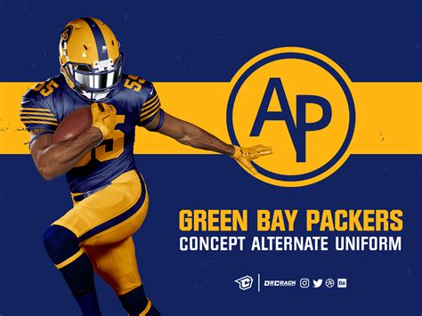 Green Bay Packers Throwback Uniform Concept by Alec Des Rivières on Dribbble