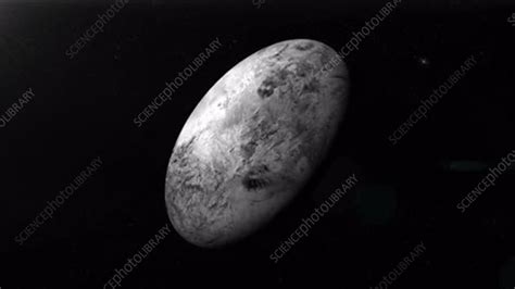 Haumea rotating - Stock Video Clip - K007/9111 - Science Photo Library