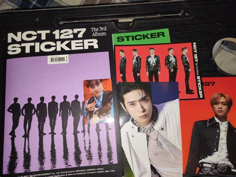 NCT 127 Sticker (PB Ver) Complete Inclusions, Hobbies & Toys, Memorabilia & Collectibles, K-Wave ...