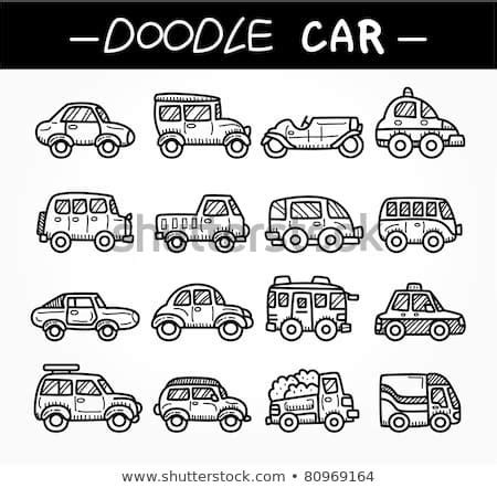 Doodle Cartoon Car Icon Set Stock Vector (Royalty Free) 80969164 ...