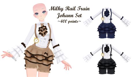 MMD Milky Rail Train Set ~400 points~ P2U by Arneth-Myndraavn on DeviantArt