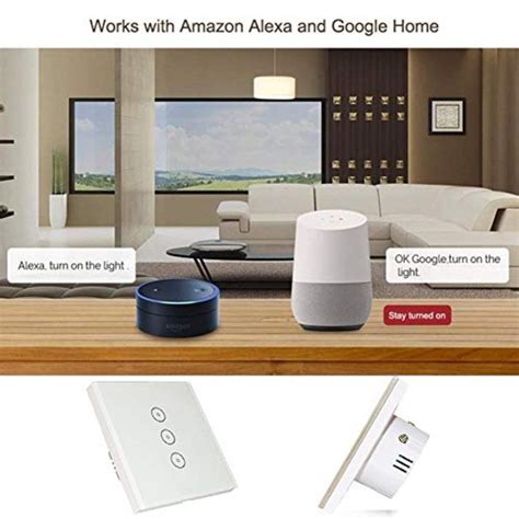 Smart Alexa Light Switch, Wi-Fi Smart Light Switch Works with Amazon Alexa, Google Home ...