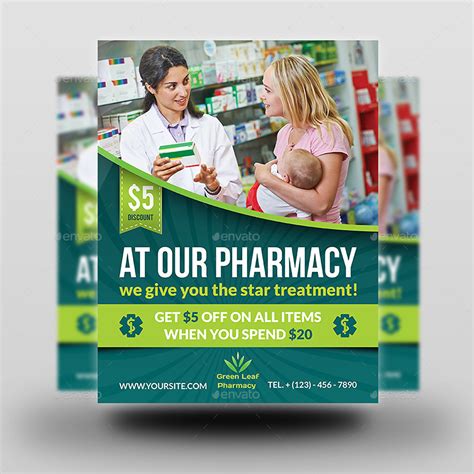 Pharmacy Flyer Template Vol.3, Print Templates | GraphicRiver