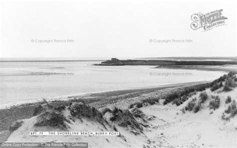 Photo of Burry Port, The Shoreline Beach c.1955