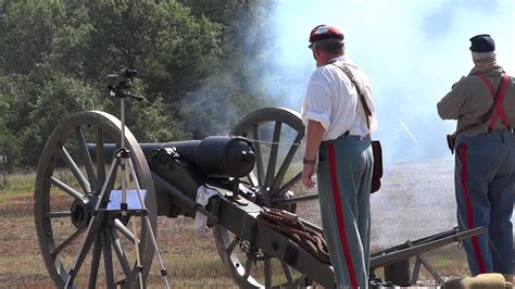 Civil War Artillery with full military loads - YouTube