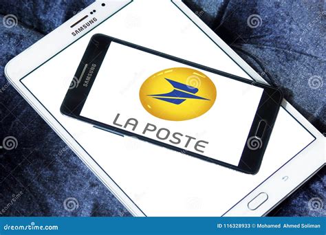 La Poste France logo editorial stock photo. Image of france - 116328933