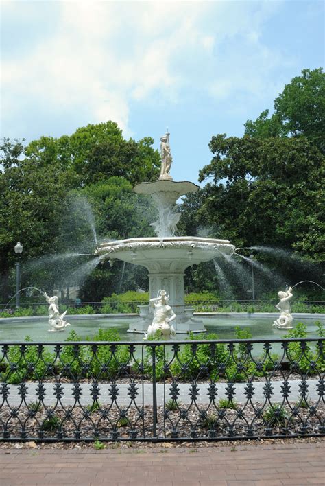 Forsyth Park Fountain Free Stock Photo - Public Domain Pictures