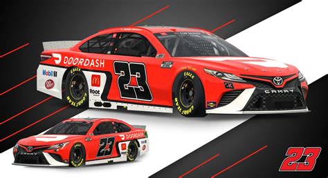 DoorDash, 23XI Racing reveal Bubba Wallace primary scheme | NASCAR ...