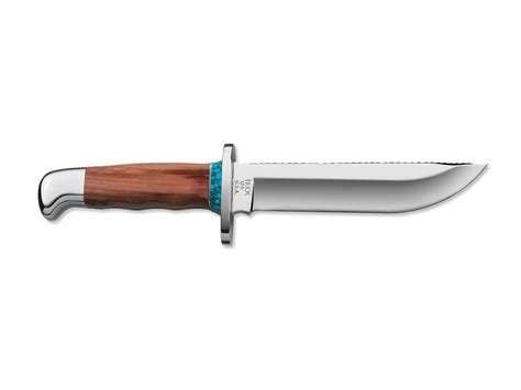 Buck 124 WBC Cedar Frontiersman Fixed Blade Knife 6-1/4 Bowie 420HC