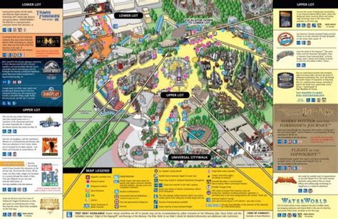 Theme Park Brochures Universal Studios Hollywood Map 2022 - Theme Park ...