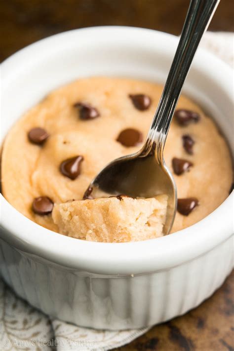 Skinny Single-Serving Chocolate Chip Mug Cake {Recipe Video!} | Amy's Healthy Baking